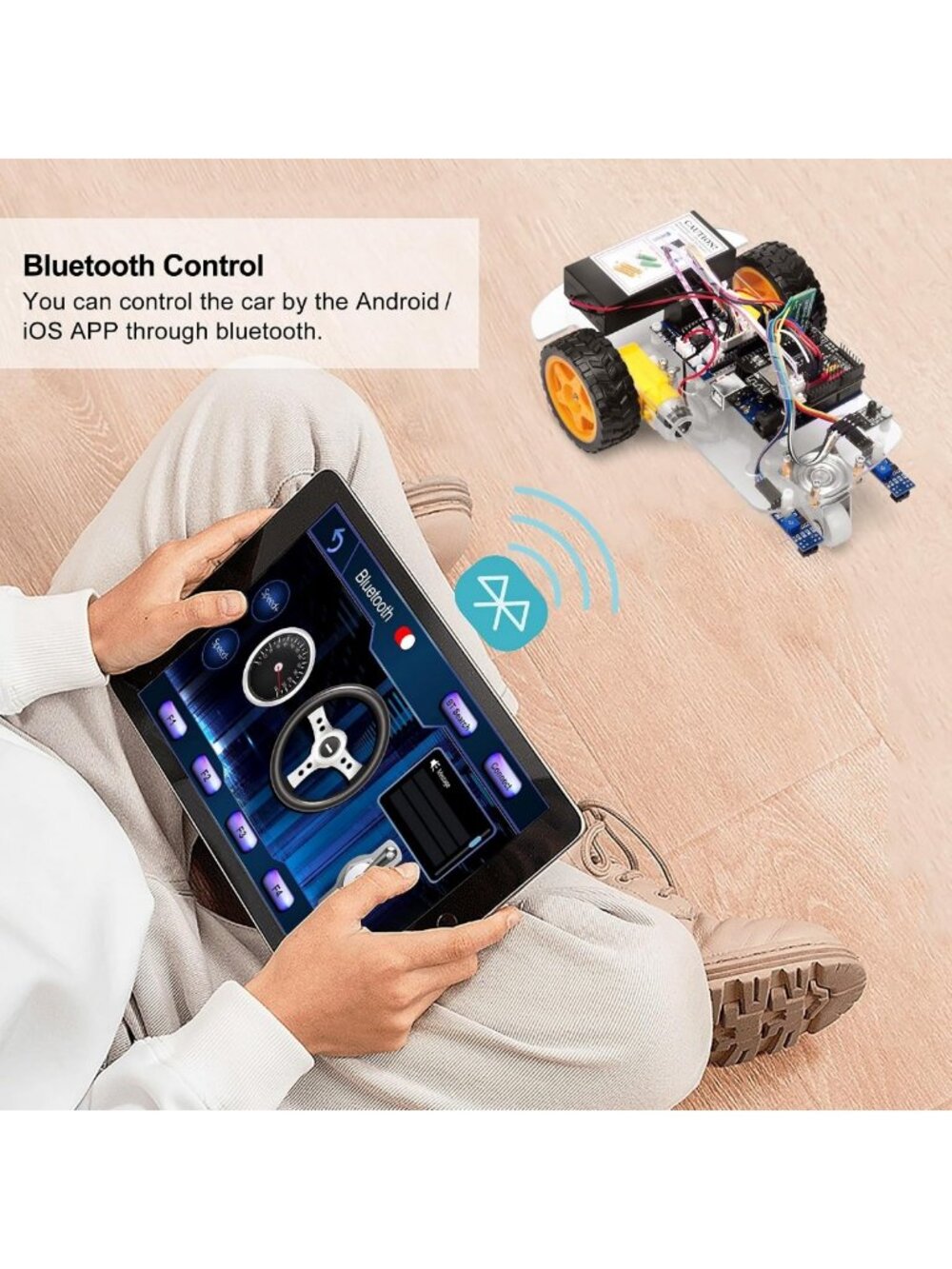2WD Robot Car Starter Kit for Arduino - Smart Educational Robotics, Build & Code - Picture 5 of 9
